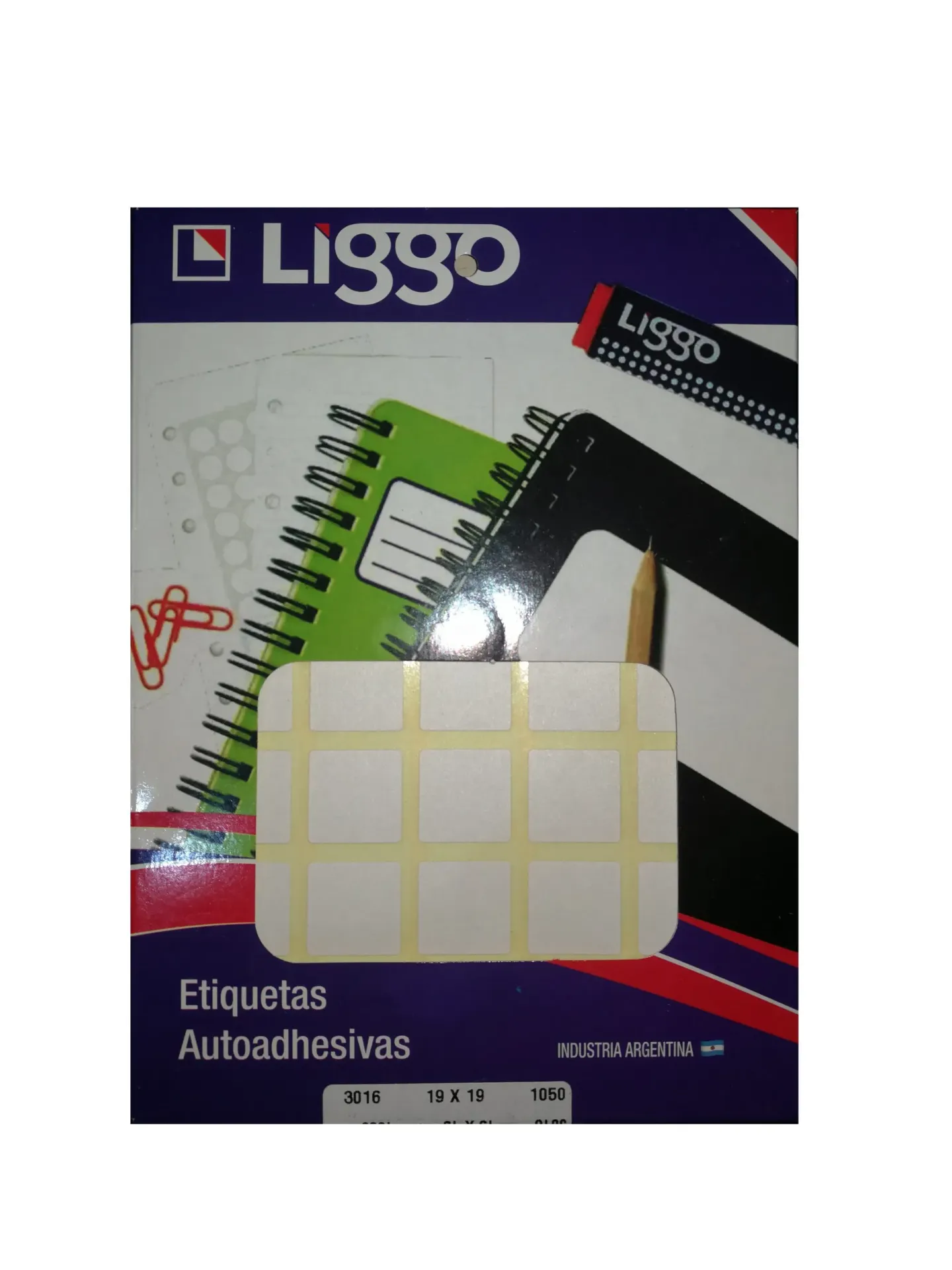 ETIQUETA LIGGO AUTOADHESIVAS