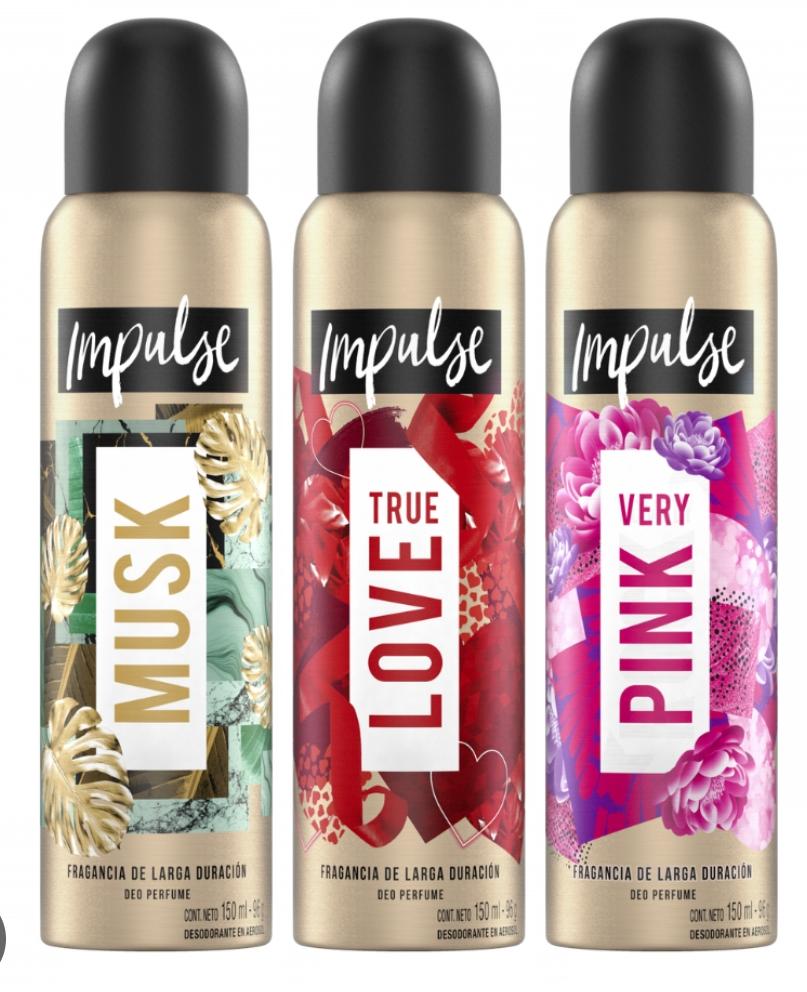🔵Desodorante Aerosol Impulse (Musk)