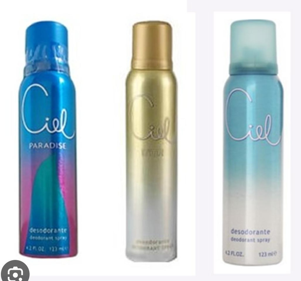 🔵Desodorante Aerosol Ciel 123ml