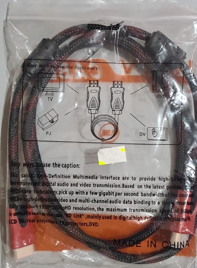 [ART474] Cable HDMI Reforzado 1.5M