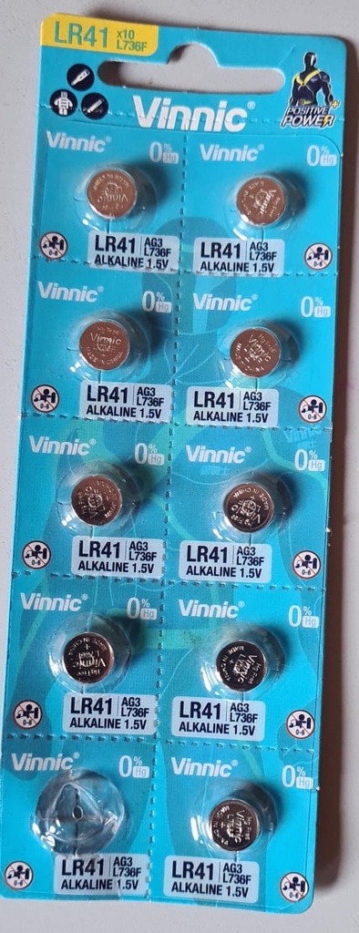 Pila LR41 AG3 Vinnic