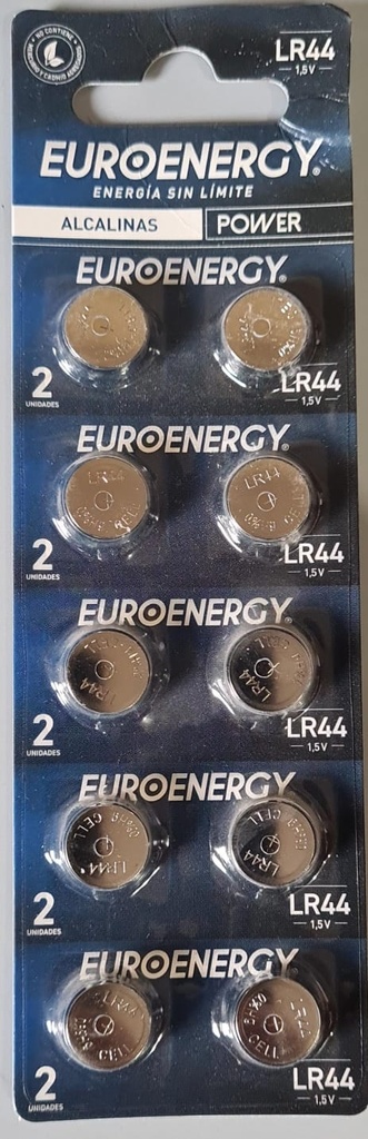Pila LR44 AG13 Euroenergy