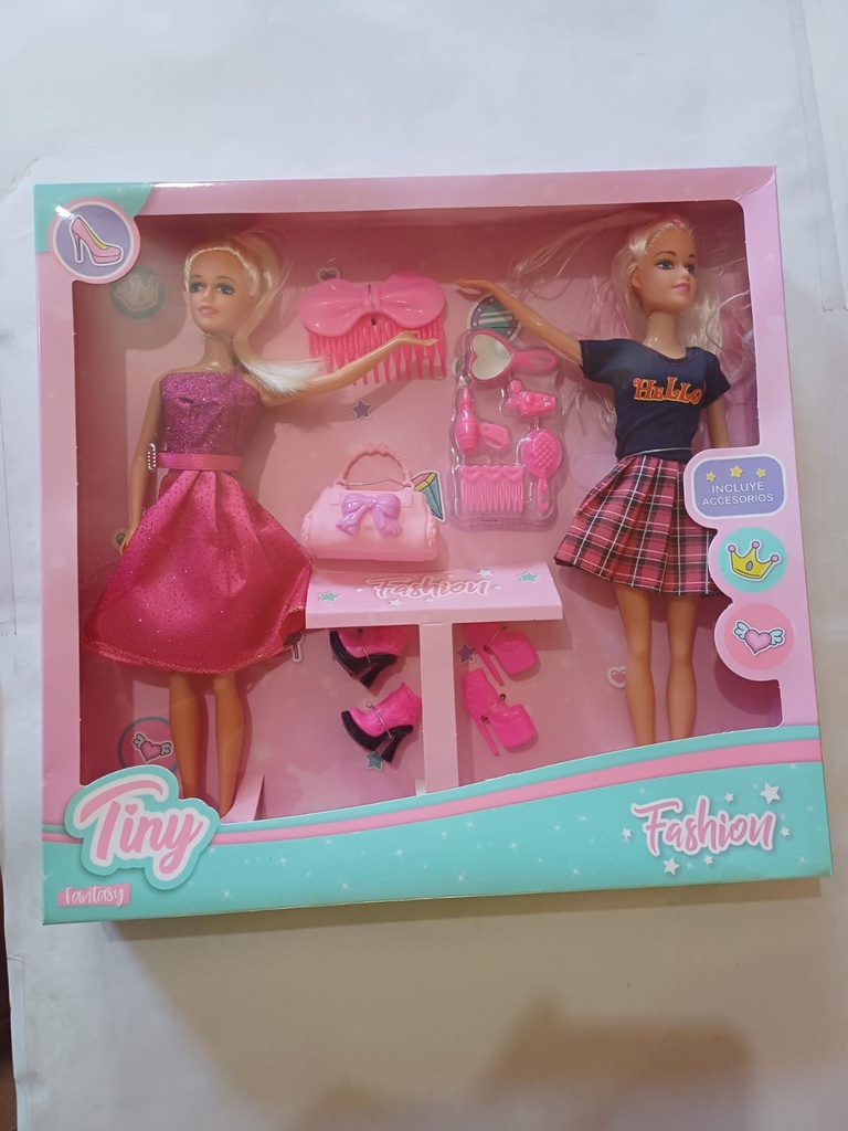 MUÑECA TINY FASHION Y SU HERMANA