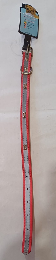 COLLAR REFLECTARIO CHICO C/HUELLITAS/HUESOS