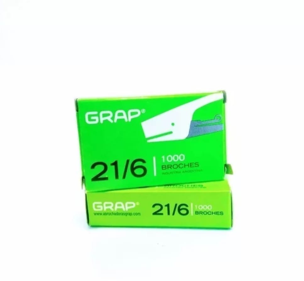 Broches Para Abrochadora  Grap x1000 21/6 x2