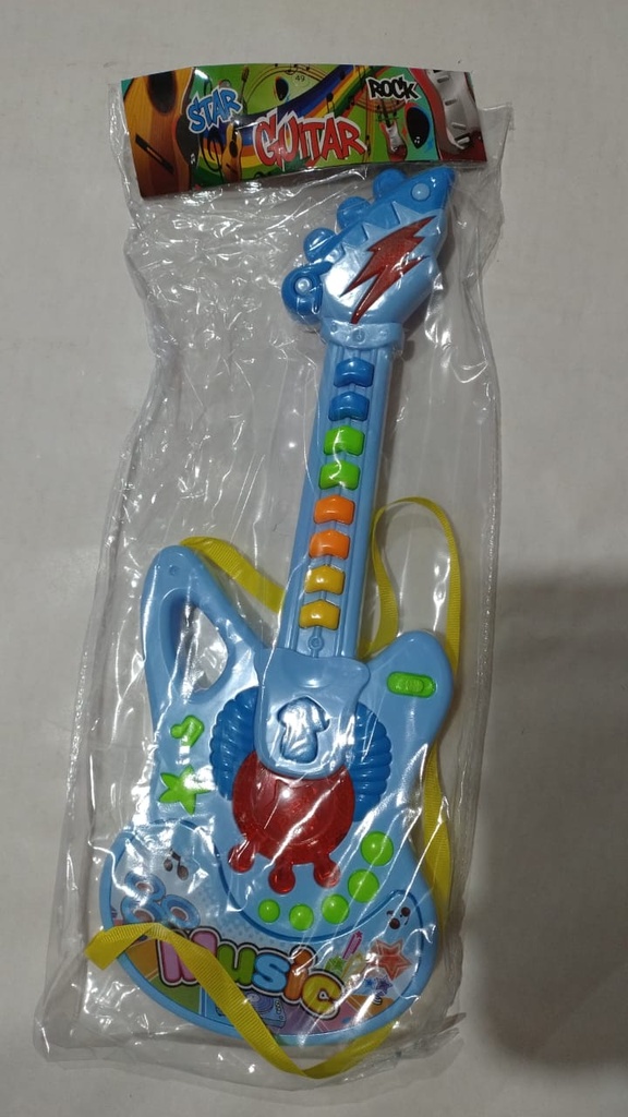 GUITARRA CON LUZ SONIDO EN BOLSA