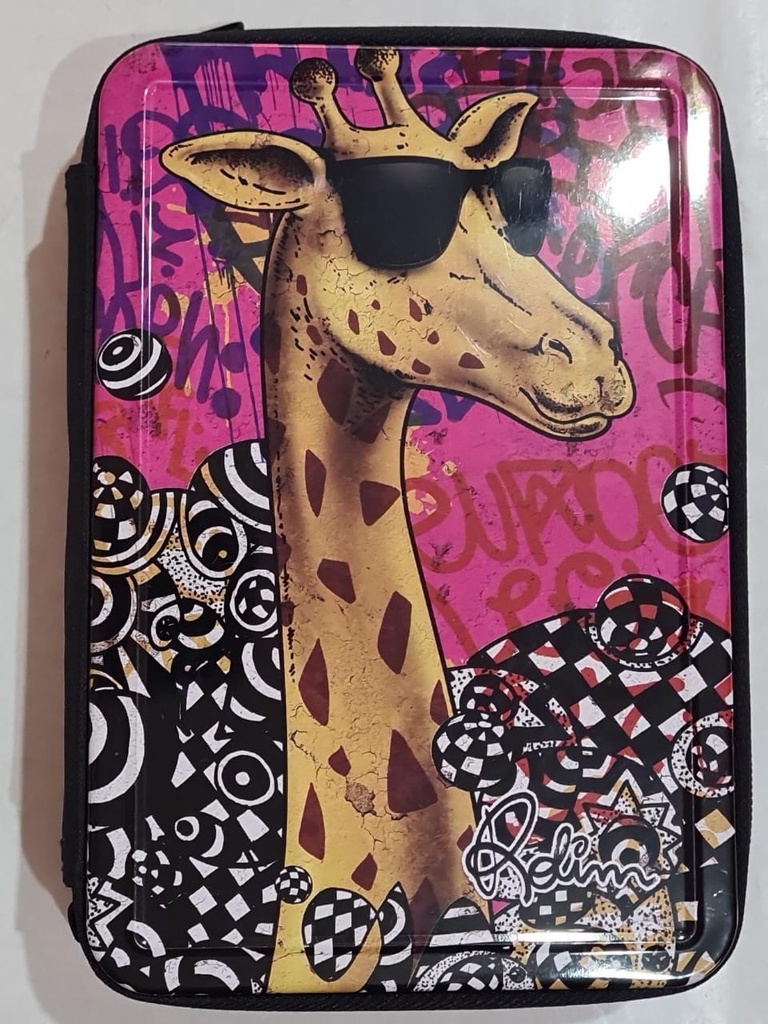 🔵Cartuchera 2 Pisos Canopla Metal princess Colours