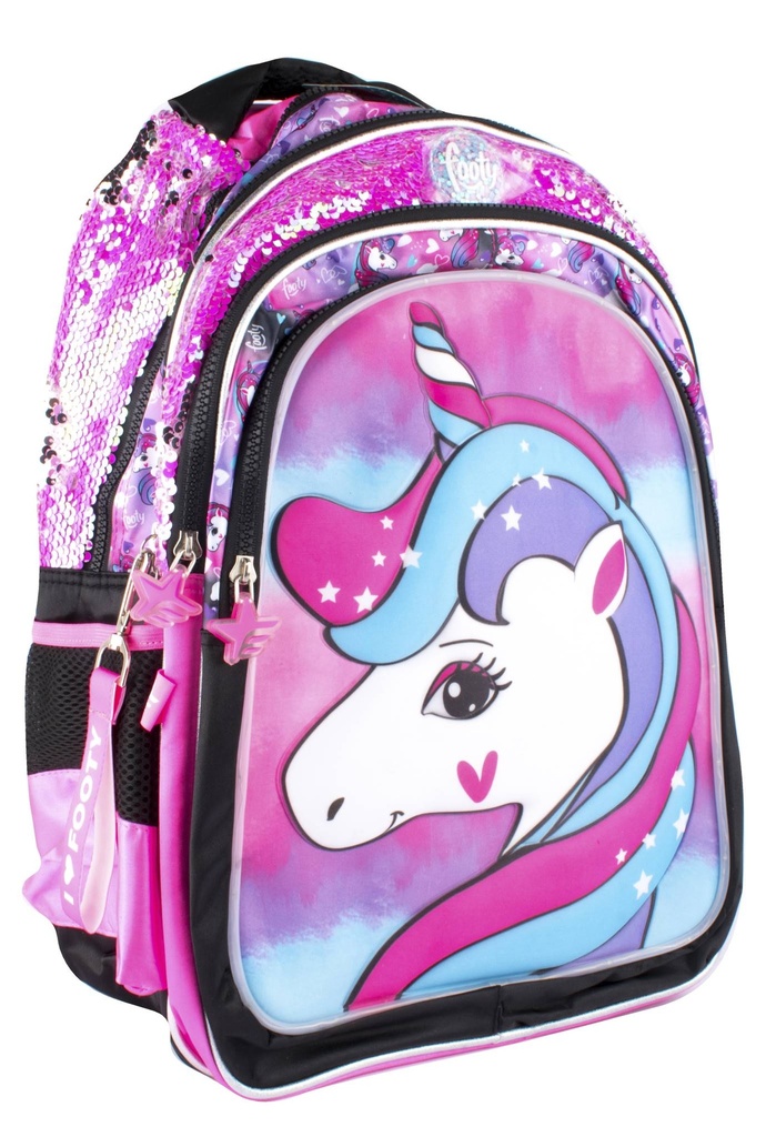 Mochila Espalda Footy 18 Unicornio (1)