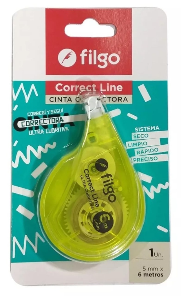 🔵Cinta Corrector Filgo 6m