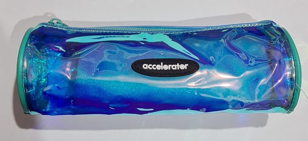 Cartuchera Accelorator Cilindro (Transparente)