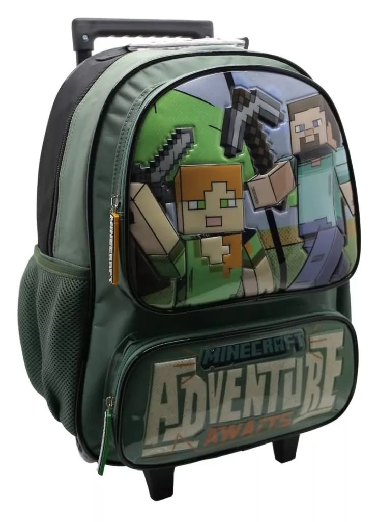 🔵Mochila Cresko Carro 16 (Minecraft)