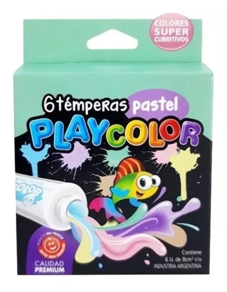 🔵Tempera PlayColor x6 (FLUO)