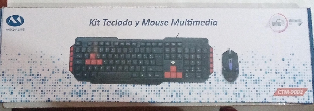 KIT TECLADO Y MOUSE MULTIMEDIA MEGALITE