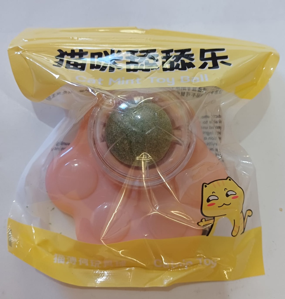 JUGUETE HIERBA GATERA C/BASE AUTOADHESIVA