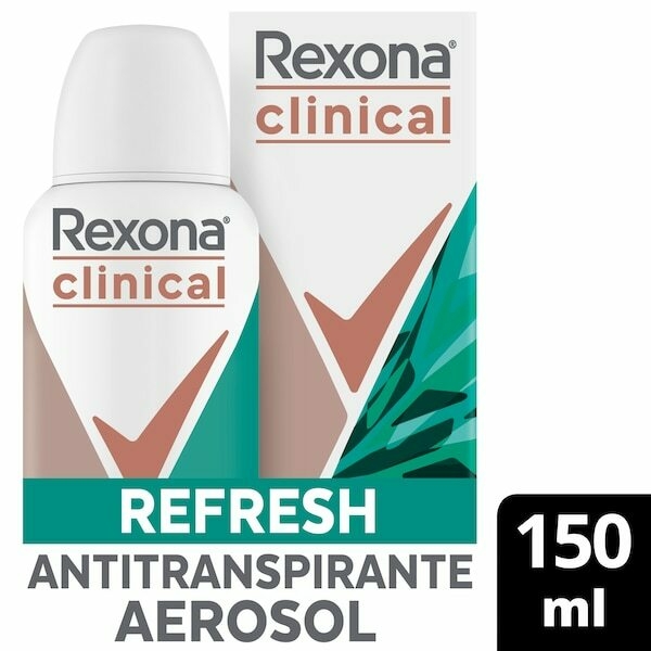 🔵DESODORANTE REXONA CLINICAL AEROSOL X150ML (REFRESH)