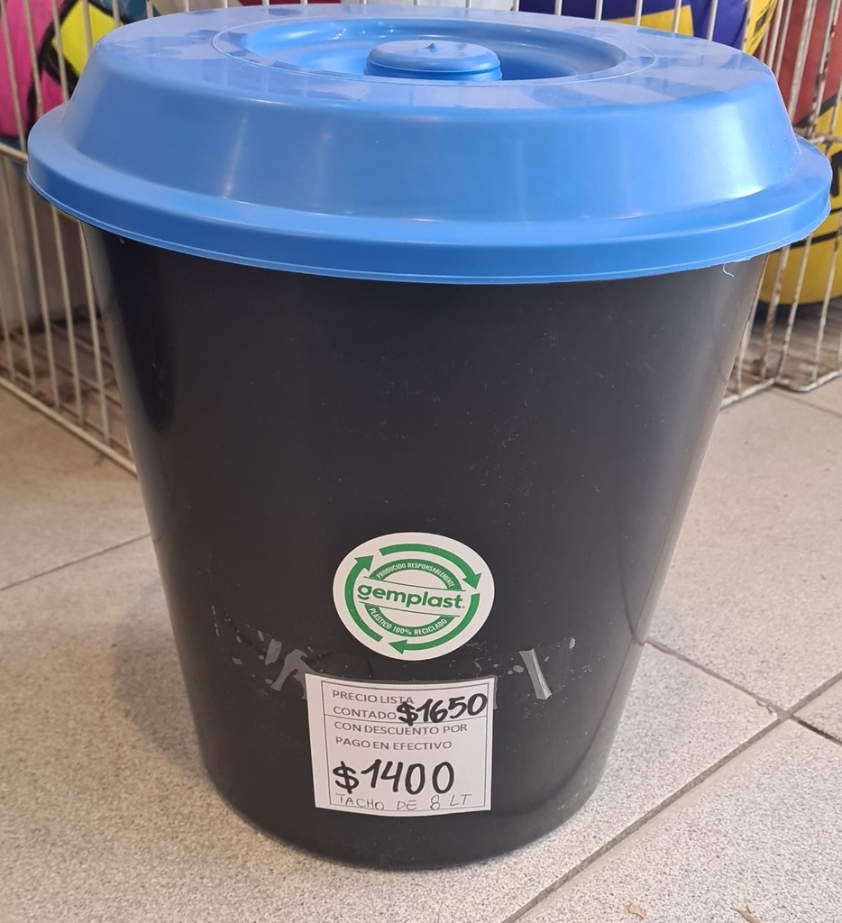 Tacho Basura 8lt Gemplast