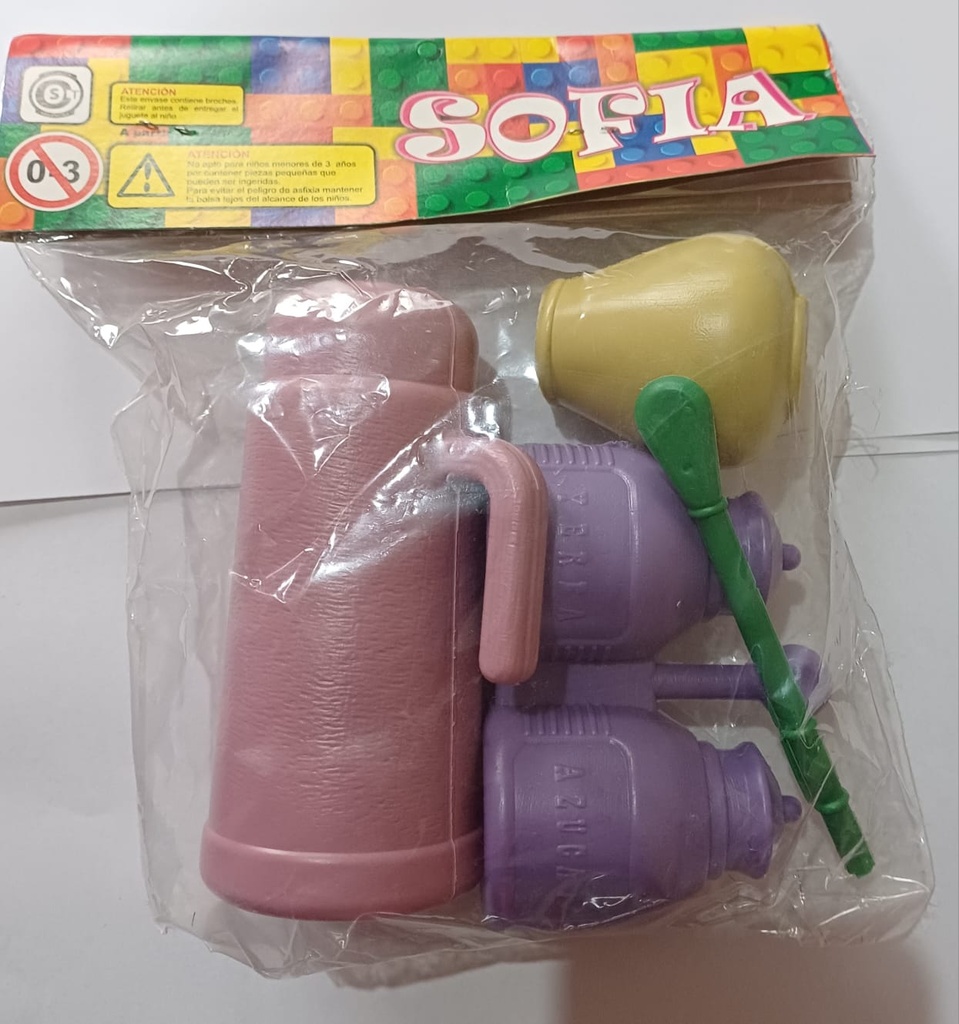 SET DE MATE PLASTICO C/TERMO SOFIA EN BOLSA